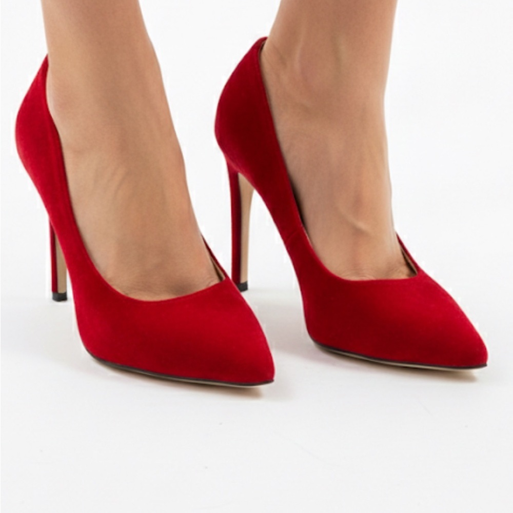 Classic Red Pointed Toe High Heels